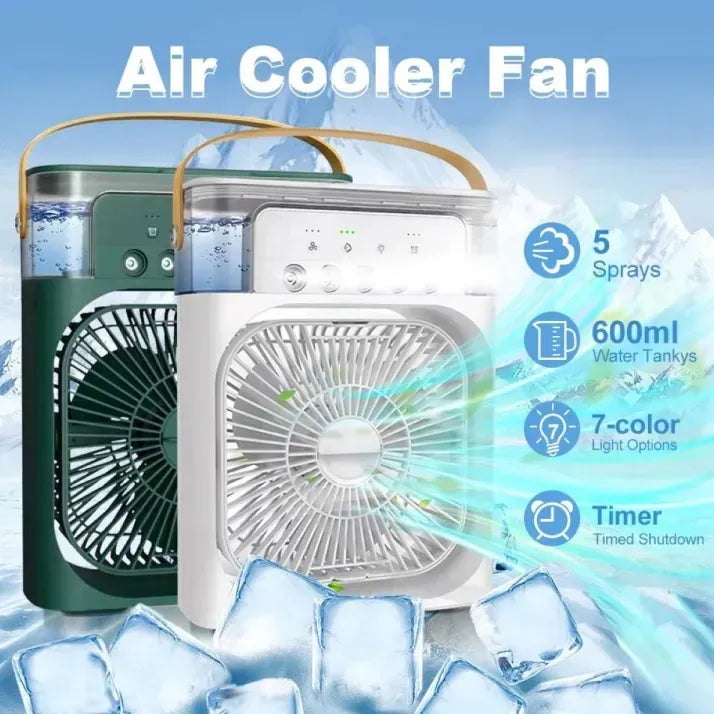 Rechargeable 4 In 1 Fan Air Cooler with Humidifier & Night Light |