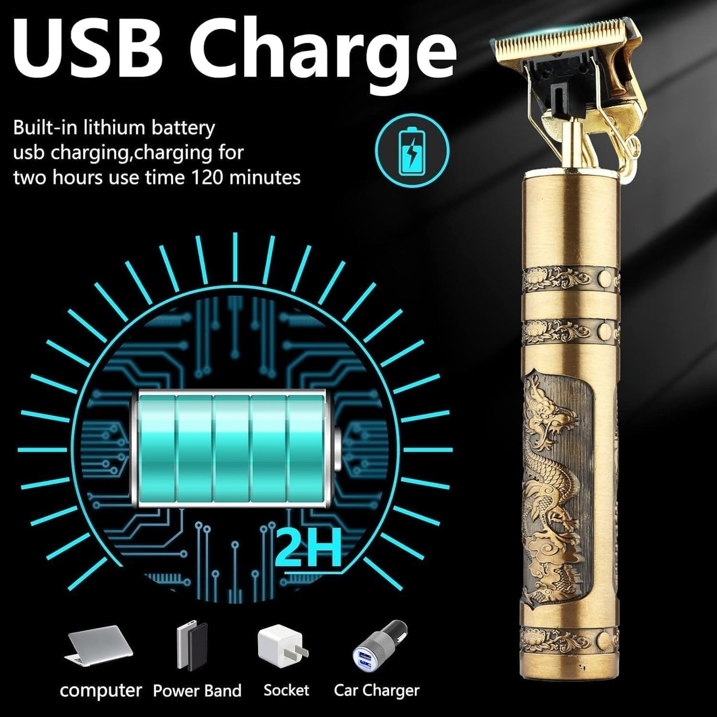 T9 Trimmer Rechargeable Shaver Machine Beard Trimmer